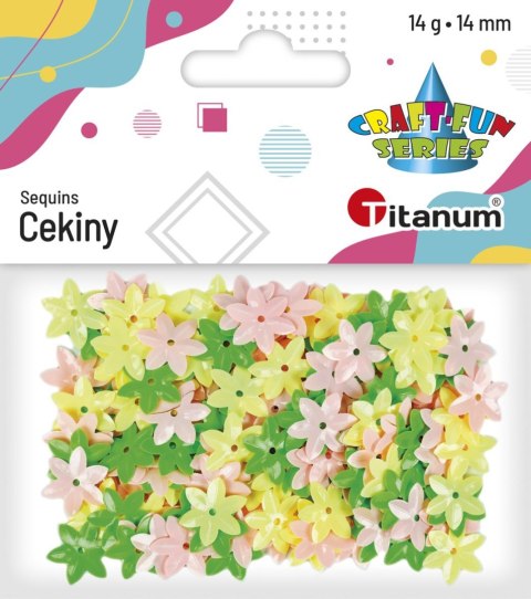 Cekiny Craft-Fun Series kwiatki mix 14g Titanum (CK053) Cekiny Craft-Fun Series kwiatki mix 14g Titanum (CK053)
