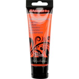 Farba akrylowa Fluo kolor: pomarańczowy 75ml Flamingo Line (103)