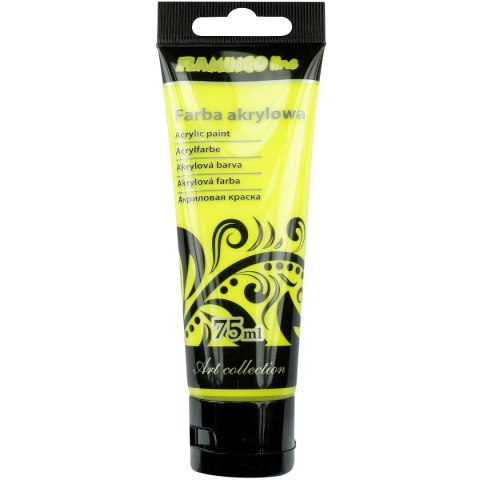 Farba akrylowa Fluo kolor: żółty 75ml Flamingo Line (100) Farba akrylowa Fluo kolor: żółty 75ml Flamingo Line (100)