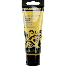 Farba akrylowa kolor: ochrowy 75ml Flamingo Line (080)