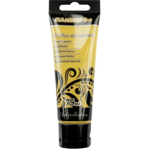 Farba akrylowa kolor: ochrowy 75ml Flamingo Line (080) Farba akrylowa kolor: ochrowy 75ml Flamingo Line (080)