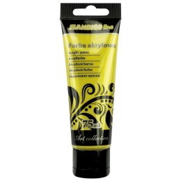 Farba akrylowa perłowy kolor: żółty 75ml Flamingo Line (115)