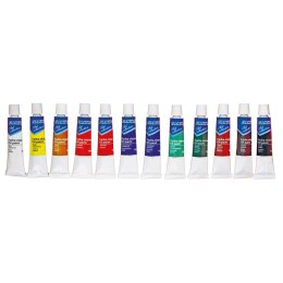 Farba olejna kolor: mix 12ml 12 kolor. Flamingo Line