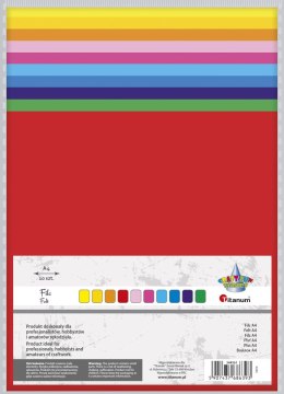 Filc Craft-Fun Series A4 kolor: mix 10 ark. [mm:] 210x297 Titanum (344561)