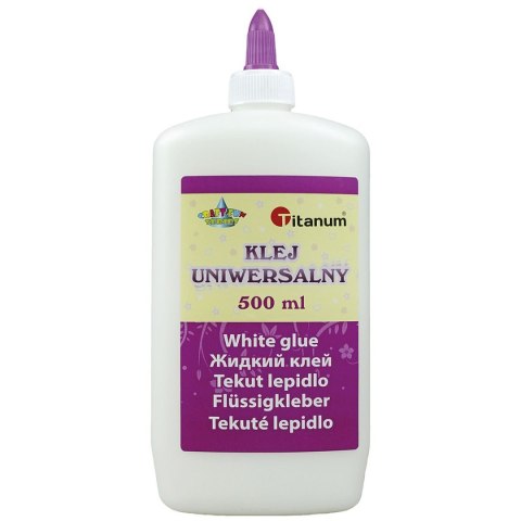 Klej w płynie Craft-Fun Series uniwersalny 500ml Titanum (WG-500) Klej w płynie Craft-Fun Series uniwersalny 500ml Titanum (WG-500)