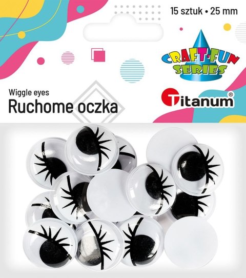Oczka Craft-Fun Series 15 szt Titanum (ORZ008) Oczka Craft-Fun Series 15 szt Titanum (ORZ008)