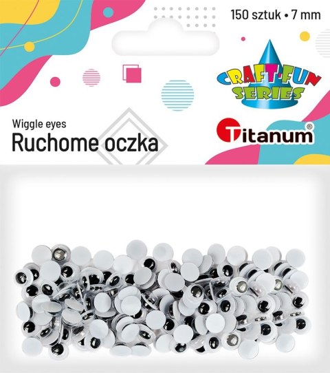 Oczka Craft-Fun Series 7mm 150 szt Titanum (O002) Oczka Craft-Fun Series 7mm 150 szt Titanum (O002)