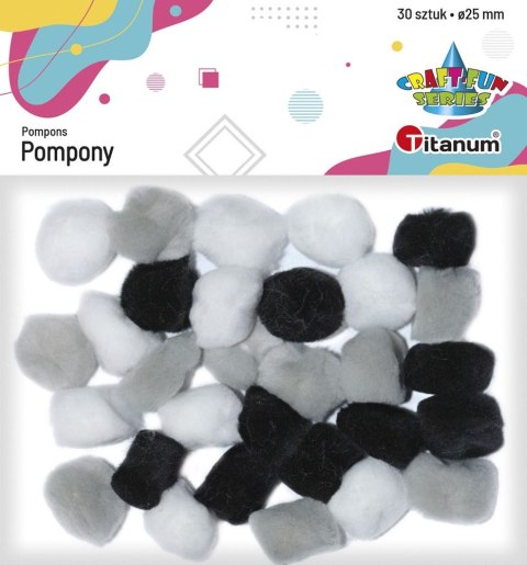 Pompony Craft-Fun Series mix 30 szt Titanum (283068)