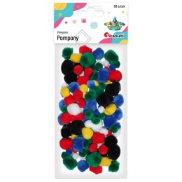 Pompony Craft-Fun Series mix 68 szt Titanum (0124)