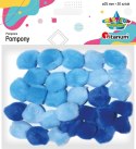 Pompony Craft-Fun Series niebieski 30 szt Titanum (283066)