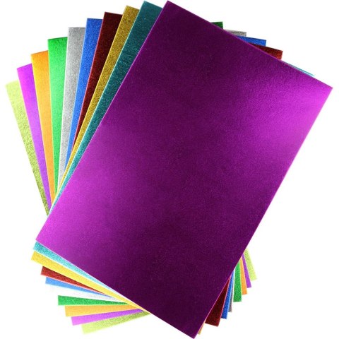 Arkusz piankowy Craft-Fun Series metalizowany kolor: mix 10 ark. [mm:] 20x30 Titanum