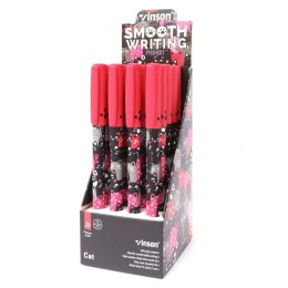 Długopis olejowy Fashion A27 KOTY niebieski 0,7mm Vinson