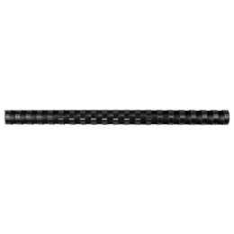Grzbiety do bindowania A4 czarny plastik śr. 19mm Titanum (19CZ)