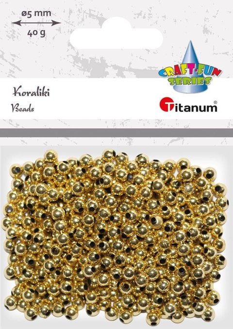Koraliki kreatywne Craft-Fun Series złote Titanum (XBL01) Koraliki kreatywne Craft-Fun Series złote Titanum (XBL01)