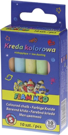 Kreda kolor: mix 10 szt Flamingo (5801C10)