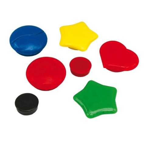 Magnes okrągłe 15 mm mix [mm:] 15 Titanum (MT15) 10 sztuk