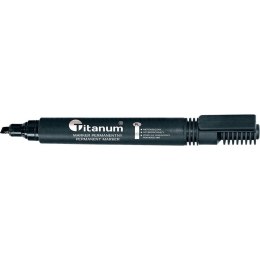 Marker permanentny czarny 2,0mm okrągła końcówka Titanum (PY1026-02)