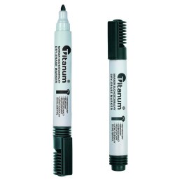 Marker suchościeralny czarny 3,0mm okrągła końcówka Titanum (BY1026-02)