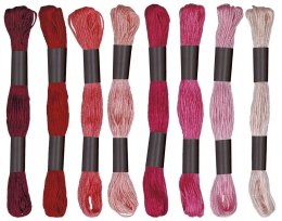 Mulina Craft-Fun Series tonacja czerwona 8 kol. Titanum (21DT0514-6)
