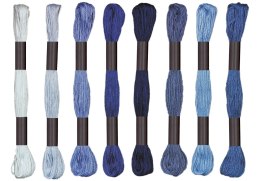 Mulina Craft-Fun Series tonacja niebieska 8 kol. Titanum (21DT0514-1)