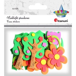 Naklejka (nalepka) Craft-Fun Series pianka - kwiatki, drzewa Titanum (EB650D)