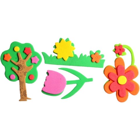 Naklejka (nalepka) Craft-Fun Series pianka - kwiatki, drzewa Titanum (EB650D) Naklejka (nalepka) Craft-Fun Series pianka - kwiatki, drzewa Titanum (EB650D)