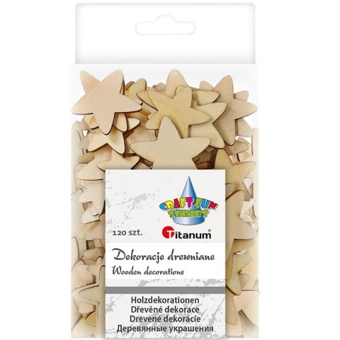 Ozdoba drewniana Craft-Fun Series gwiazdki 175032X Titanum Ozdoba drewniana Craft-Fun Series gwiazdki 175032X Titanum