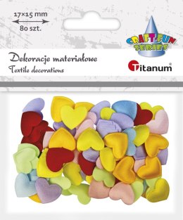 Ozdoba materiałowa Craft-Fun Series serca Titanum (BY002)