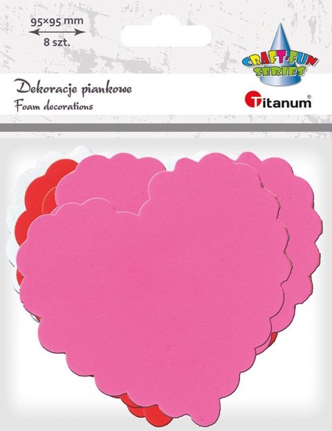 Ozdoba piankowa Craft-Fun Series piankowe Serce Titanum (4646) Ozdoba piankowa Craft-Fun Series piankowe Serce Titanum (4646)