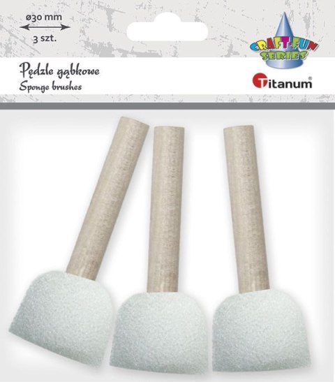 Pędzel Craft-Fun Series gąbka do malowania 3cm nr 3 Titanum Pędzel Craft-Fun Series gąbka do malowania 3cm nr 3 Titanum