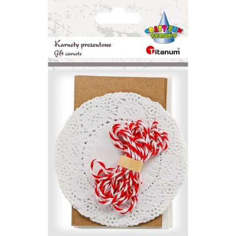 Zestaw dekoracyjny Craft-Fun Series karnety Titanum (18060) Zestaw dekoracyjny Craft-Fun Series karnety Titanum (18060)