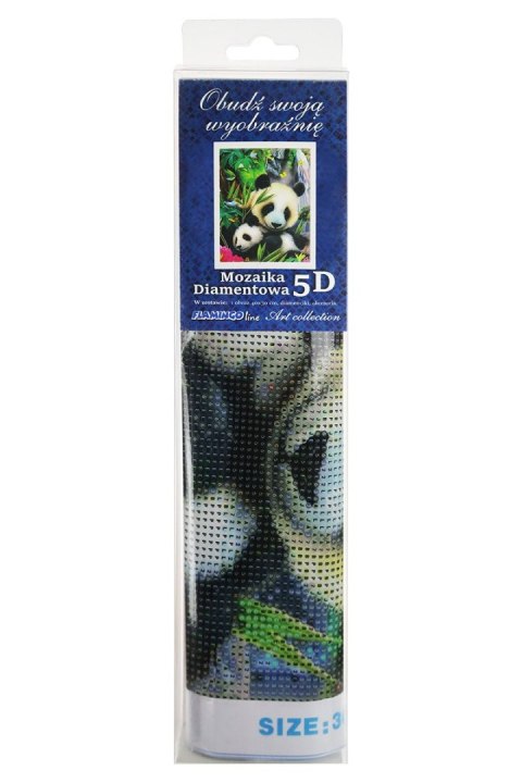 Zestaw kreatywny Diamentowa mozaika 30x40cm Panda Flamingo Line (TGC75484) Zestaw kreatywny Diamentowa mozaika 30x40cm Panda Flamingo Line (TGC75484)
