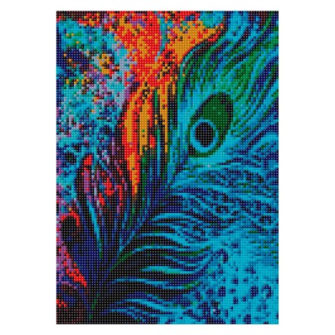Zestaw kreatywny Diamentowa mozaika 30x40cm Pawie pióro Flamingo Line (TE1376-02) Zestaw kreatywny Diamentowa mozaika 30x40cm Pawie pióro Flamingo Line (TE1376-02)