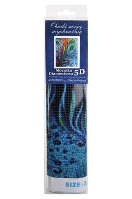 Zestaw kreatywny Diamentowa mozaika 30x40cm Pawie pióro Flamingo Line (TE1376-02)