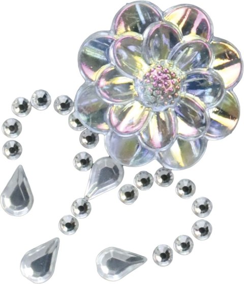 Kryształki Craft-Fun Series kwiaty srebrne Titanum (25BJ033141-1)