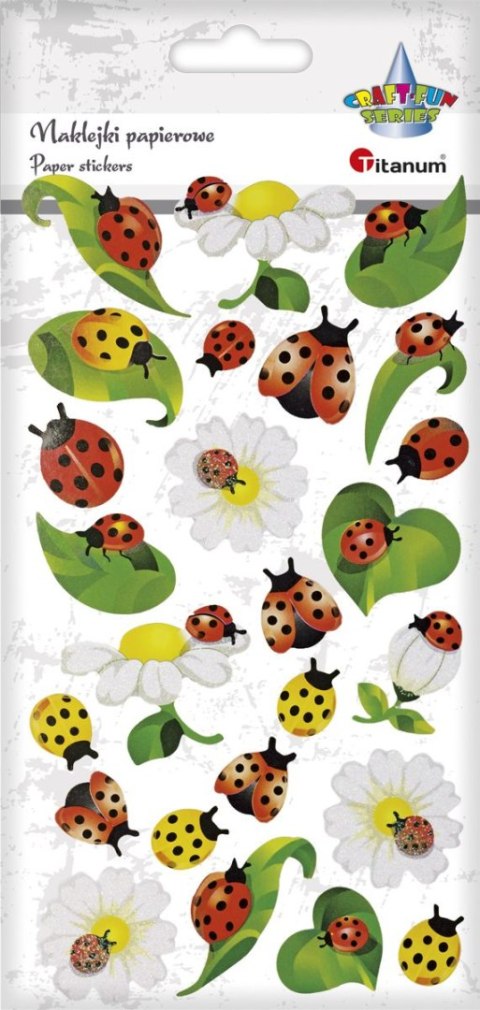 Naklejka (nalepka) Craft-Fun Series biedronki Titanum (XQ-116)