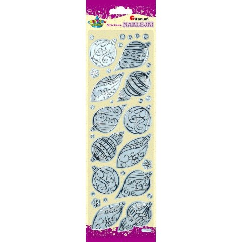 Naklejka (nalepka) Craft-Fun Series bombki Titanum (PFH11)