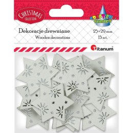 Ozdoba drewniana Craft-Fun Series gwiazdki Titanum (MTCR-WDC811)