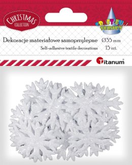 Ozdoba materiałowa Craft-Fun Series Śnieżynki Titanum (MTCR-BY387)