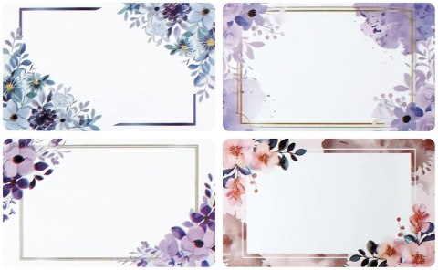 Etykieta samoprzylepna Craft-Fun Series na rolce, 4 kolory mix [mm:] 50x30 Titanum (25YQ-006)