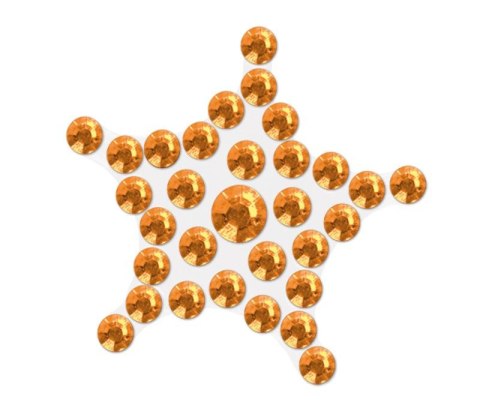 Kryształki Craft-Fun Series gwiazdki złote Titanum (24MH03107 (gold color))