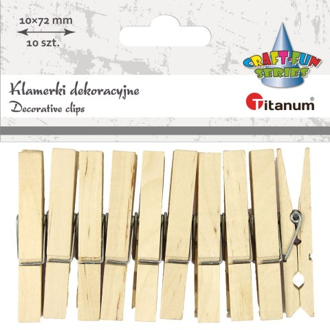 Ozdoba drewniana Craft-Fun Series klamerki Titanum (24BR0201-236)
