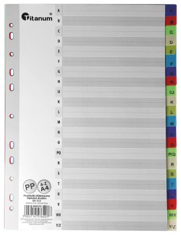 Przekładki do segregatora PP Titanum A4 20 kartek indeks numeryczny (IN20)