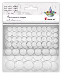 Rzepy Craft-Fun Series samoprzylepne białe 3 rozmiary 69 szt Titanum (5903714546992)