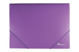 Teczka PP Titanum z gumką A4 niebieska mat (TGM4BL)