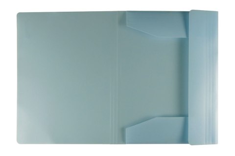 Teczka PP Titanum z gumką A4 niebieska mat (TGM4BL)