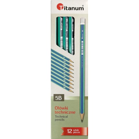 Ołówek bez gumki 5B 5B Titanum (AS034B)