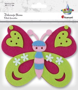 Ozdoba filcowa Craft-Fun Series motyl Titanum (20CR0312-3)