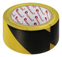Taśma specjalnego przeznaczenia ostrzegawcza 48x20 [mm x m] czarno-żółta Titanum