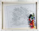 Zestaw kreatywny Malowanie po numerach 40x50cm Bukiet Flamingo Line (FSY190)